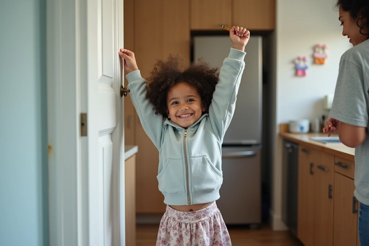 Fille de quatre ans s