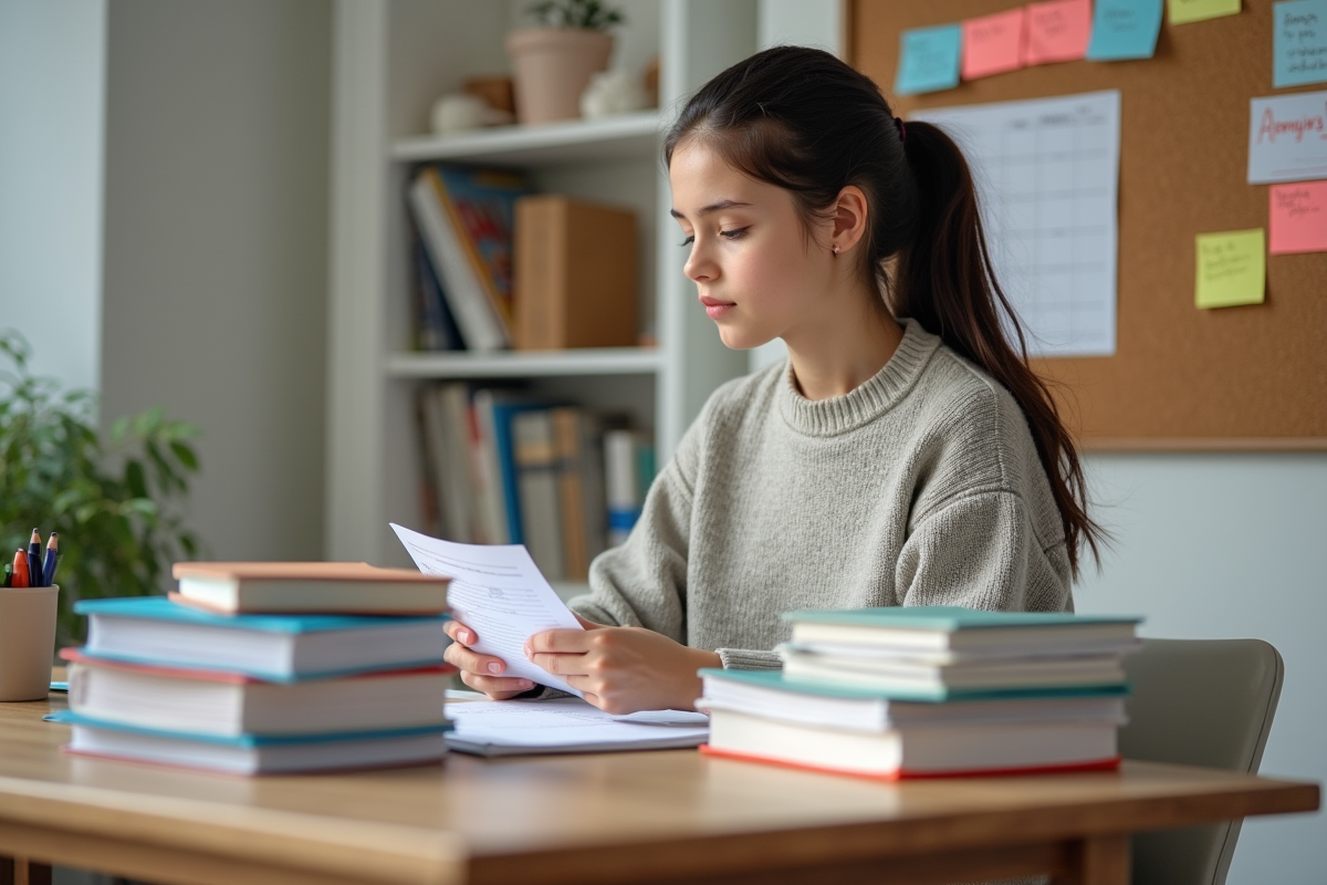 Organisation efficace pour gérer un volume important de devoirs